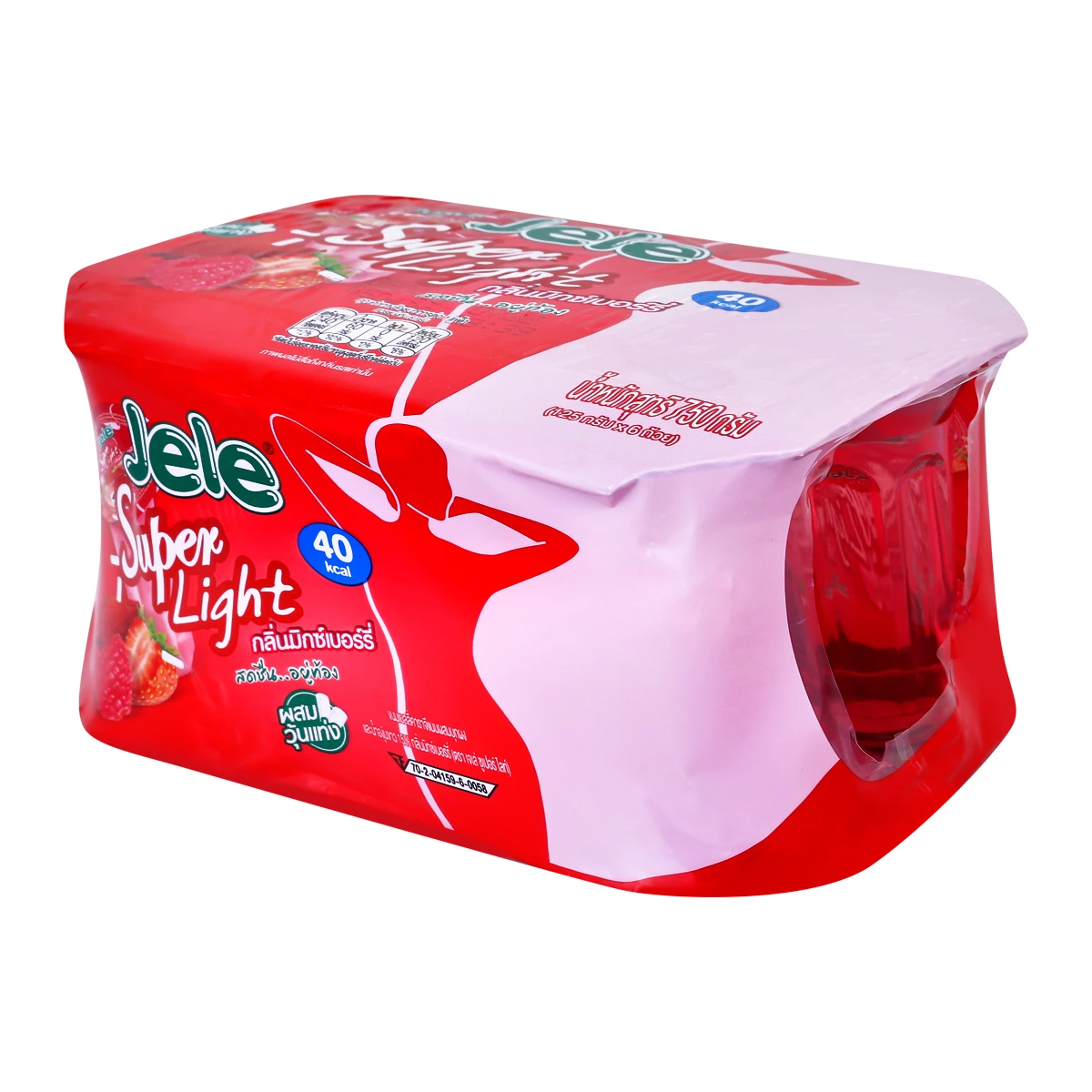 Jelly Super Light เยลลี่คาราจีแนนผสมบุก รสมิกซ์เบอร์รี่